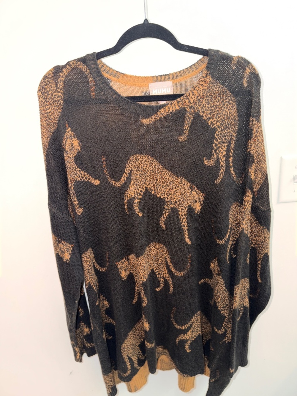 Show me your Mumu cheetah sweater
